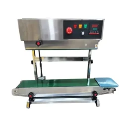 Mahalaxmi Stainless Steel Continuous Vertical Band Sealer Machine With Manual Stand (Regular Model)
