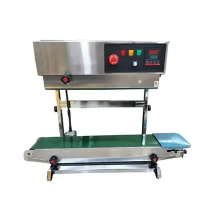 Mahalaxmi Stainless Steel Continuous Vertical Band Sealer Machine With Manual Stand (Heavy Duty Model)