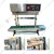Mahalaxmi Stainless Steel Continuous Vertical Band Sealer Machine With Manual Stand (Heavy Duty Model)