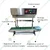 Mahalaxmi Stainless Steel Continuous Vertical Band Sealer Machine With Manual Stand (Heavy Duty Model)
