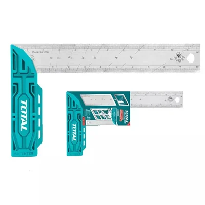 Total Stainless Steel Blade Angle Square Silver & Blue (TMT61126)