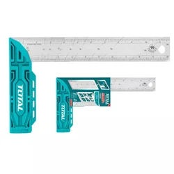 Total Stainless Steel Blade Angle Square Silver & Blue (TMT61126)