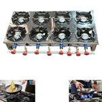 Commercial 8 Burner Stainless Steel Gas Burner