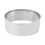 SS 7 Inch Round Cake Ring for Professional Baking and Mousse Molding, Featuring Mirror Edge Rust Proof Steel Finish