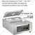 Premium Quality 2 Pot Stainless Steel Digital Chocolate Melter, 1000W