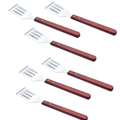 Smart Chef FZ909 Stainless Steel 16pcs Spatula 18inch Blade Length, Heat Resistant for Commercial Restaurant Griddle