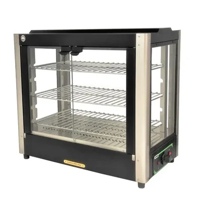 ADORMA FDW 75LH Black Food Display Warmer 75 Litres Capacity 800W, Food Grade SS Interior with 1 Year Warranty