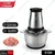 Stainless Steel 3 Liter Electric Food processor With 5 Blades