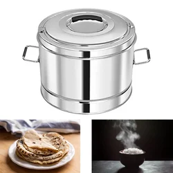 SINTAGE Stainless Steel Puff Insulated Air Tight Hot Pot with Lid (10 Liter)