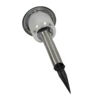 Solar Universe India Stainless Steel Multicolour 1W Garden Lamp With Inbuilt Battery & Solar Panel Lighting Solution Designed to Enhance Your Outdoor Spaces