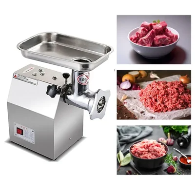 MM-32A 1.5 kW Stainless Steel Meat Mincer, 400kg/hr Output Capacity