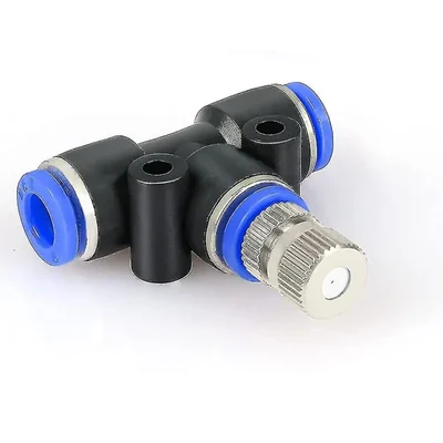 WaterSun SS 6 mm Mist Nozzle with TEE for agriculture, lawn, garden and greenhouse (Pack of 10 Pcs)