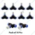 WaterSun SS 6 mm Mist Nozzle with TEE for agriculture, lawn, garden and greenhouse (Pack of 10 Pcs)