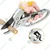 2 Pieces of Stainless Steel Secateurs with Safety Lock for Gardening Purposes