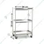 Vinayak Machines Rust Proof 36 x 24 x 36 inch SS Service Trolleys For Commercial Kitchens, Hospitality, Medical Supplies