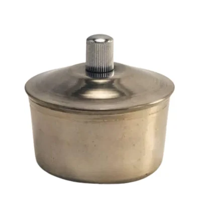 COMETEK (Pack of 12) Spirit Lamp with 100ml Capacity and Stainless Steel Body for Lab Use