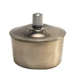 COMETEK (Pack of 12) Spirit Lamp with 100ml Capacity and Stainless Steel Body for Lab Use