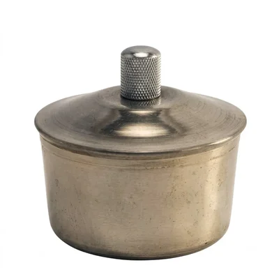 Cometek 100ml Stainless Steel Spirit Lamp with Ratched Knob Wick Control Pack of 6 for Lab Activities