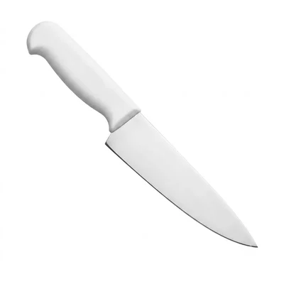 Smart Chef AS00301-04 8 Inch Stainless Steel White Normal Handle Chef Knife Multipurpose Precision Slicing(Pack-1 pc)