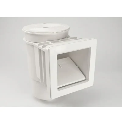Standard Wall Skimmer With 150L/Min Flow Rate and White ABS Body
