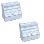 SBT Instruments 2pcs Micropipette Stand with Drawer for 6 Pipettes and to Store Tips