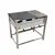 GBE 36 x 24 x 32 inch Gas Operated Standing Roti Bhatti With 10 MM Tawa and Stainless Steel Body