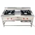 Commercial Double Burner Stand Type 48x24x32 For Kitchens, Catering, Food Stalls/Trucks