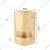 750 gm,18 x26 cm 135 Micron Kraft Paper Standup Pouch with Transparent Window for Dry Fruits, Snacks Packaging(Pack-50 Pcs)