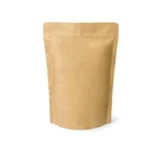 100gm, 11cmx18.5cm Kraft Paper Standup Pouch with Aluminium Lining Inside for Food Storage and Packaging