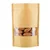 100gm, 10cm x17cm Kraft Paper Standup Pouch with Transparent Window for Food Storage and Packaging(Pack-50 pcs)