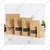 100gm, 10cm x17cm Kraft Paper Standup Pouch with Transparent Window for Food Storage and Packaging(Pack-50 pcs)