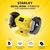 Stanley 152 mm 373 Watt Bench Grinder with Accessories, 3450 RPM (STGB3715)