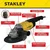 Stanley 180 mm 2200 Watt Angle Grinder with Accessories, 8500 RPM (SL227)