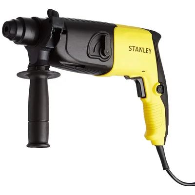 Stanley 20 mm 620 Watt 2 Mode SDS-Plus Rotary Hammer Drill with Accessories, 1250 RPM (STHR202K)