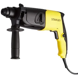 Stanley 20 mm 620 Watt 2 Mode SDS-Plus Rotary Hammer Drill with Accessories, 1250 RPM (STHR202K)