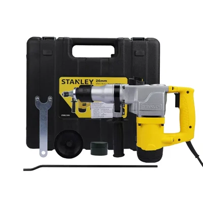 Stanley 26 mm 850 Watt 2 Mode L-Shape SDS-Plus Hammer Drill, 700 RPM (STHR272KS)