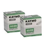 Kaymo 2 Packs of 80 Series 09 mm Stapler Pins - 20000 pcs (ST8009)