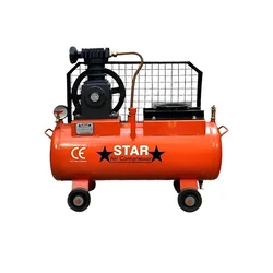 Star 40 Liters Double Piston Air Compressor Without Motor and Autocut Switch, 128 Psi Max. Pressure (SC-528)