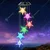 Gramstrong Solar Star Light Wind Chimes Colors Changing Lights Decorations Windchimes for Outdoor, Garden & Yard