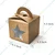 15 Pcs Brown Star Shape Window Chocolate Box with Handle