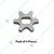 Sprocket, Star Shape (4 Pieces) for Electric Chainsaw, EC021