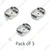 Starter Drum of Type-2 Starter Pulley for 52 cc Brush Cutter Engine (Pack of 3)