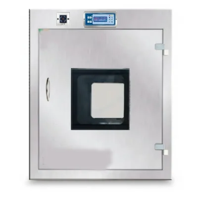 LuxMed 230V Static Pass Box for Cleanroom Material Transfer with Electronic Interlock & UV Sterilization (LMPB-02)