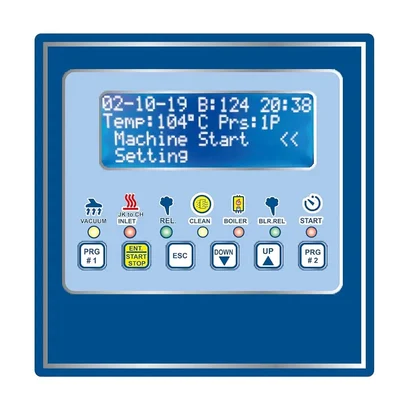 LuxMed Steam Sterilizer Controller Jumbo LCD Menu Control Inbuilt Cycle Vacuum Pump Control Grand