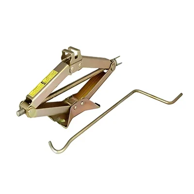 3 Ton Heavy Steel Scissor Jack with handle for Hatchback Cars, Auto Rickshaws, SUVs - 368 mm Maximum Lifting Height
