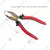 Globus 3 Pcs combo Set of 8" Combination Plier, 7'' Long Nose Plier and 10'' Water Pump Plier (353)