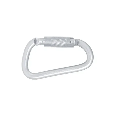 Karam PN113 Steel Karabiner, Heavy-Duty Karabiner with Quick Lock Mechanism, Ideal for Rock Climbing, Hiking, & Outdoor Activities