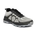 STONIX Stepguard Steel Toe Black Safety Shoes with Dual Density TPR Sole & Breathable Knit