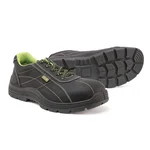 Jama JB147 Safety Shoe, With Oil Pull-Up Leather, Anti-Static, Slip Resistant, 200J Steel Toe Cap, DD-PU Sole