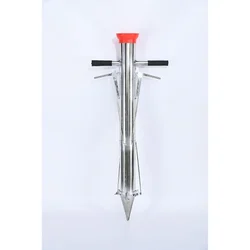 Sprayman Steel Body Transplanter with Foot Stand & 2-Way Clutch Lever, Ideal for Small Plant & Sapling Plantation